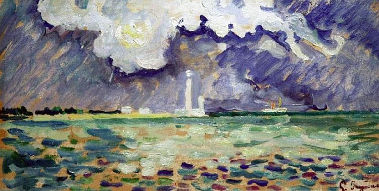 Barfleur par Paul Signac