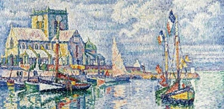 Barfleur par Paul Signac