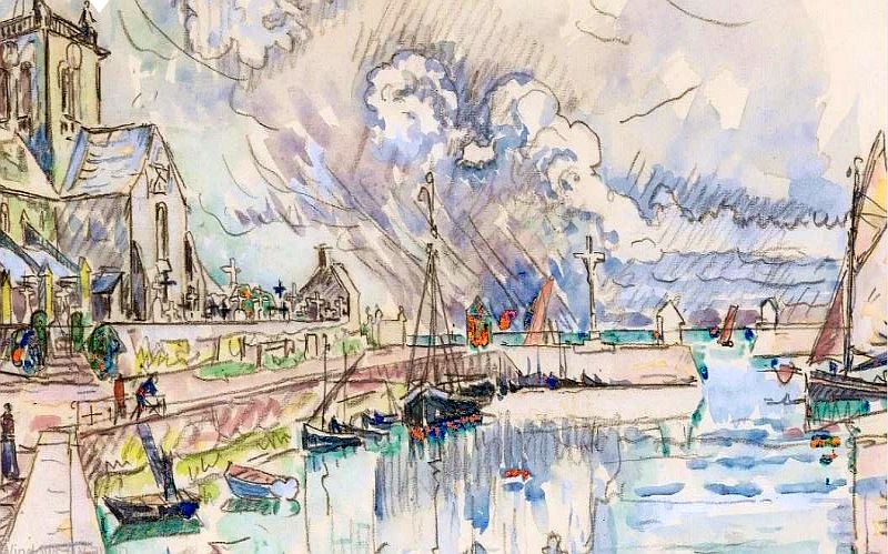 Barfleur par Paul Signac