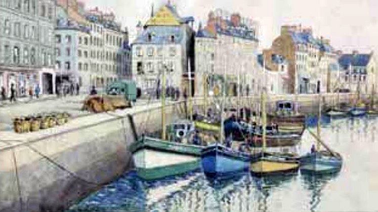 Port de Cherbourg par Roger Bonn&egrave;res