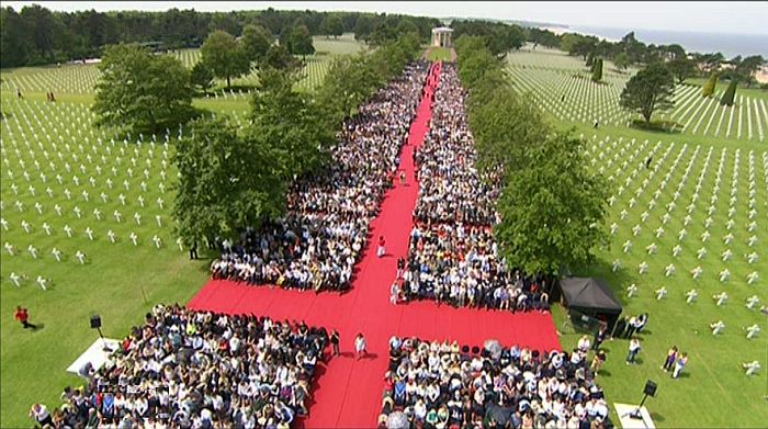 Obama on D Day Normandy France