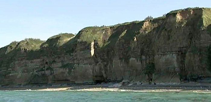 falaise de la pointe du Hoc