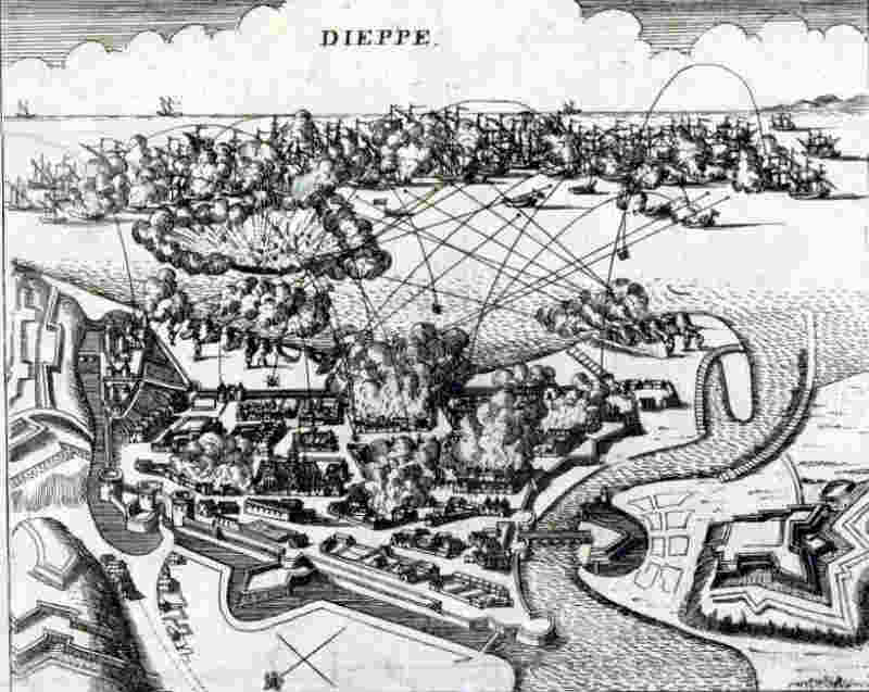 Bombardement de Dieppe en 1694