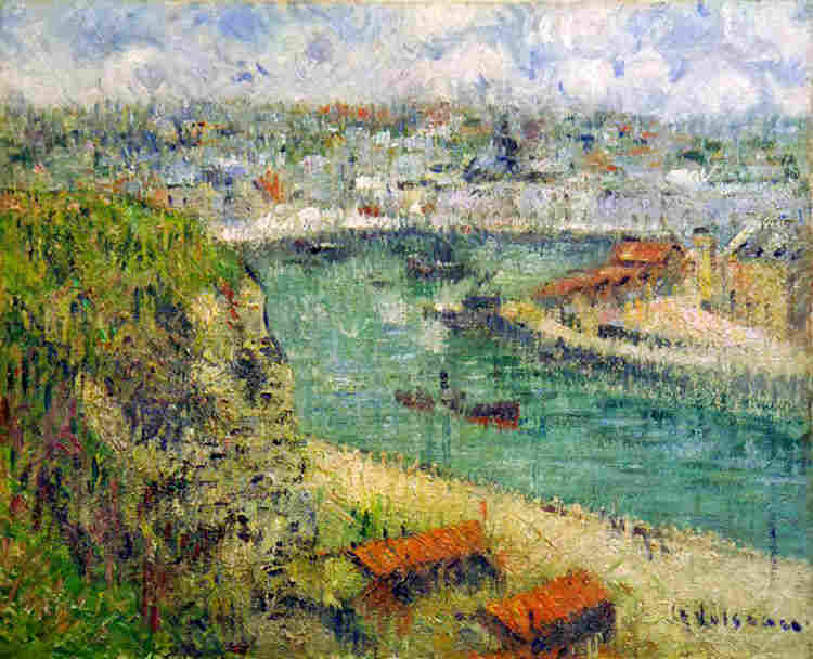 L'avant-port de Dieppe par Gustave Loiseau