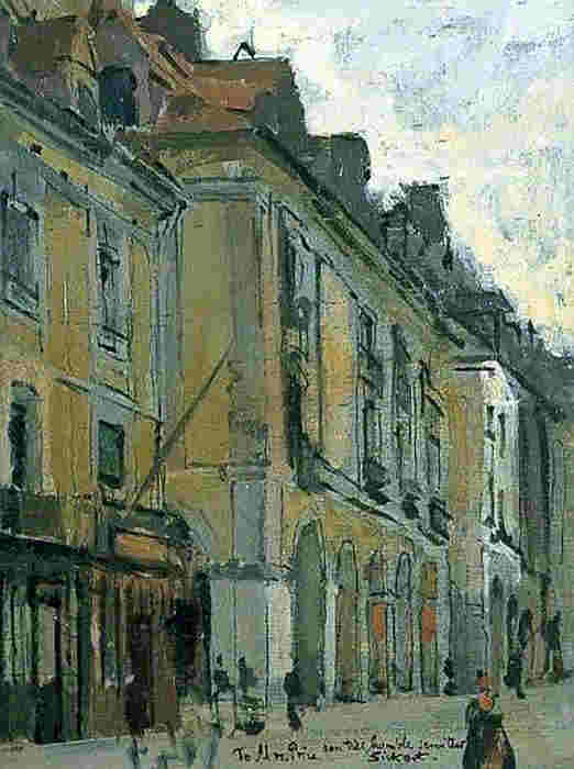 Les  arcades de la Poissonnerie &agrave; Dieppe  par Walter Sickert
