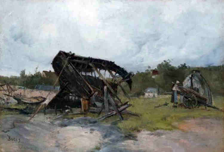 Dieppe, l'&eacute;pave par Frank Myers Boggs