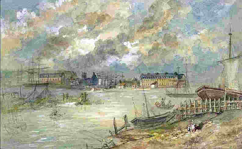 Dieppe, la retenue par Ullysse Louis Butin