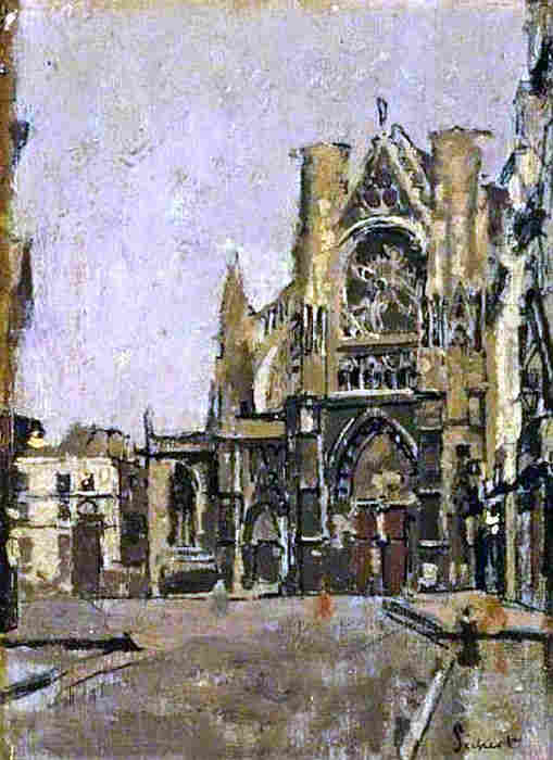 Eglise St-Jacques, Dieppe par Walter Sickert