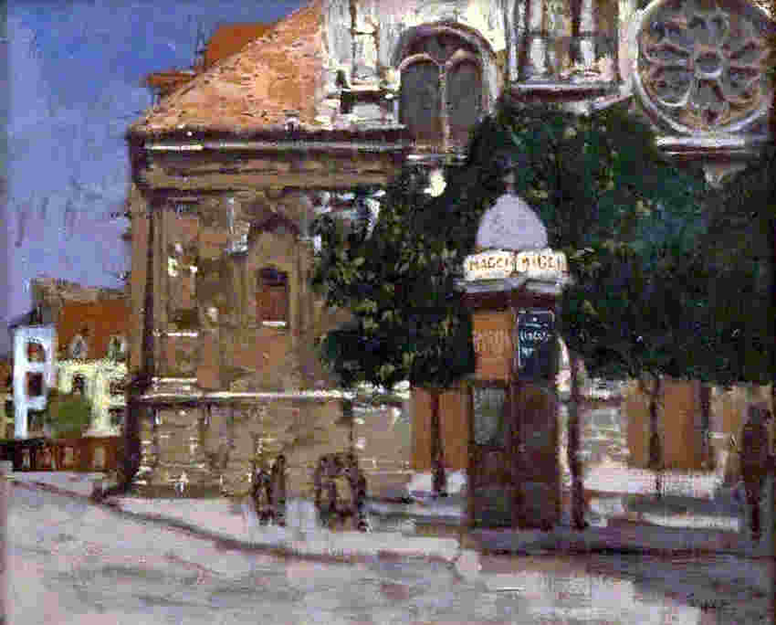 L'&eacute;glise St-R&eacute;my, Dieppe  par Walter Sickert