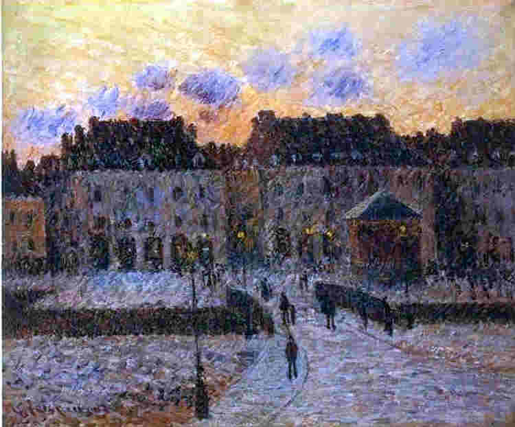 March&eacute; aux poissons &agrave; Dieppe par Gustave Loiseau