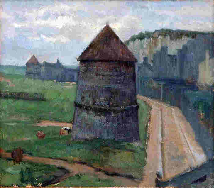 La plage de Dieppe par Henri Lehmann