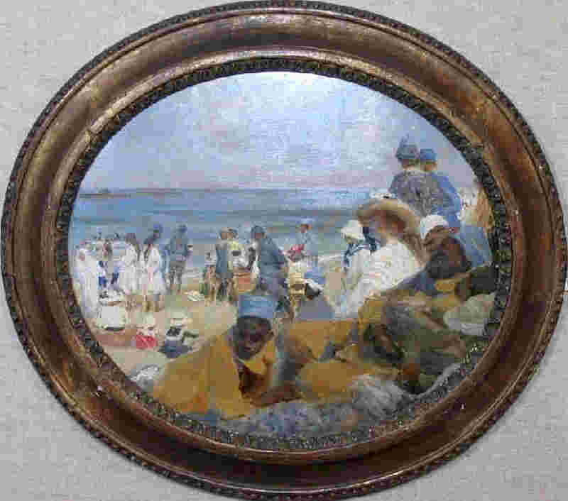 La plage de Dieppe  par Jacques Emile Blanche