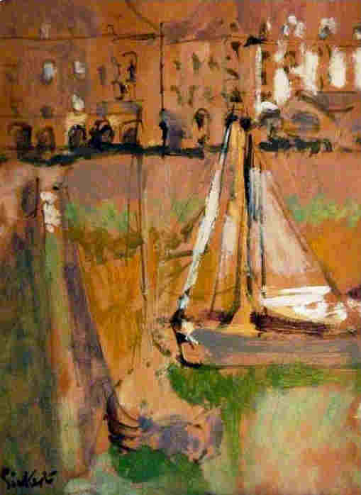 Le port de Dieppe par Walter Sickert