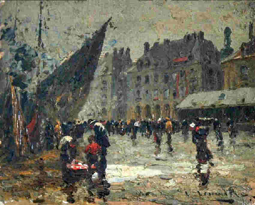 Quai Duquesne &agrave; Dieppe  par L&eacute;on Jules Lemaitre