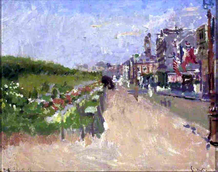 Rue Aguado, Dieppe  par Walter Sickert