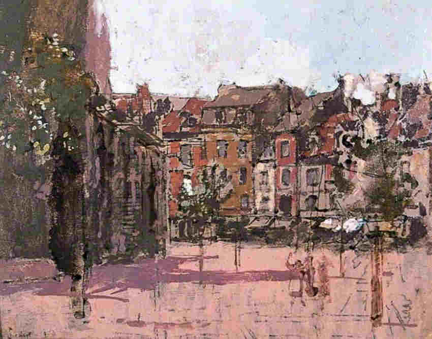 La rue de la Boucherie &agrave; Dieppe par Walter Sickert