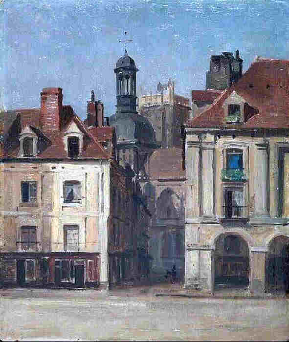 La  rue Noter-Dame &agrave; Dieppe par Joseph Nash