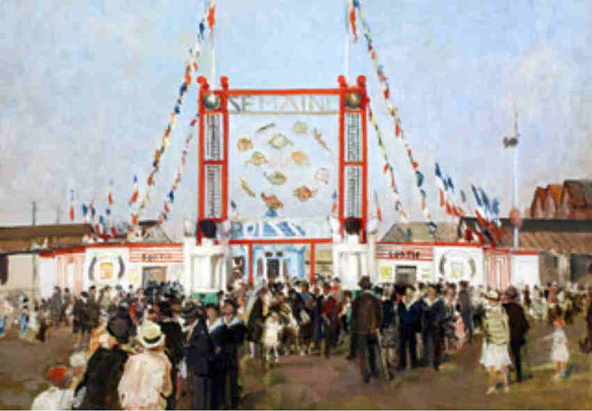 La semaine du poisson &agrave; Dieppe  par Jacques Emile Blanche