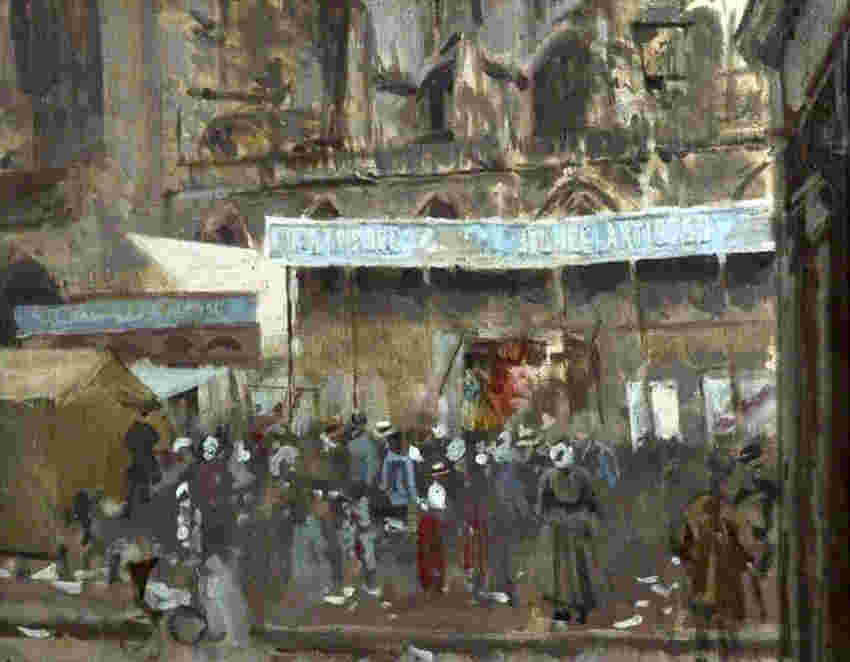 Le th&eacute;&acirc;tre des  jeunes Artistes, Dieppe  par Walter Sickert