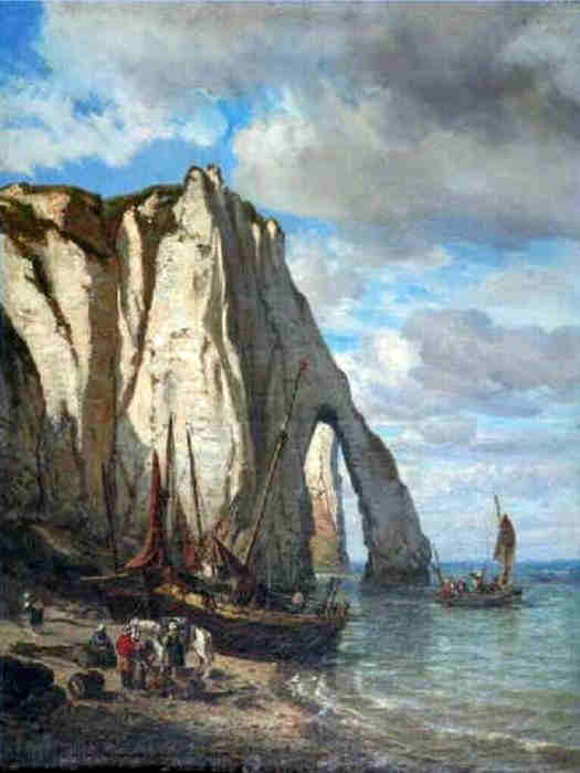 Les falais d'Etretat par Jean henri Place