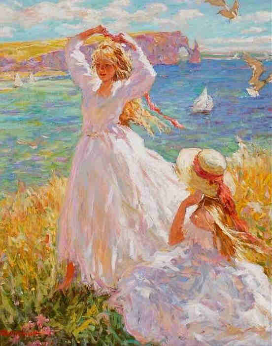 La falaise d'Etretat par Boris Tchoubanoff