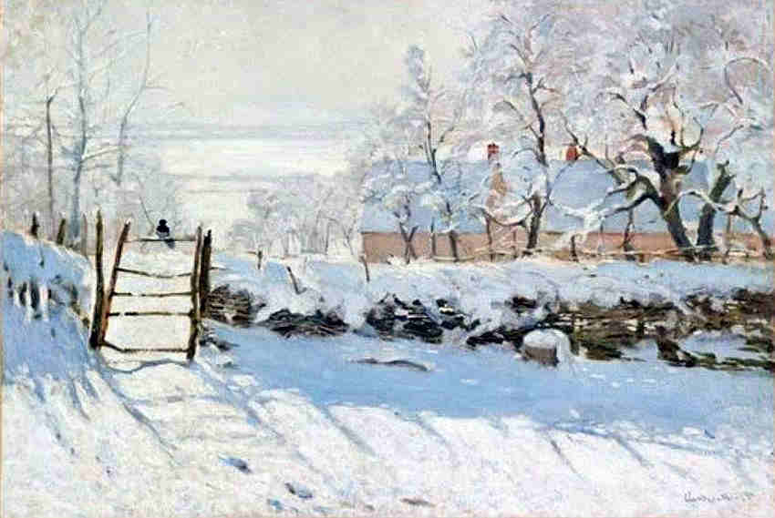La pie en hiver par Claude Monet