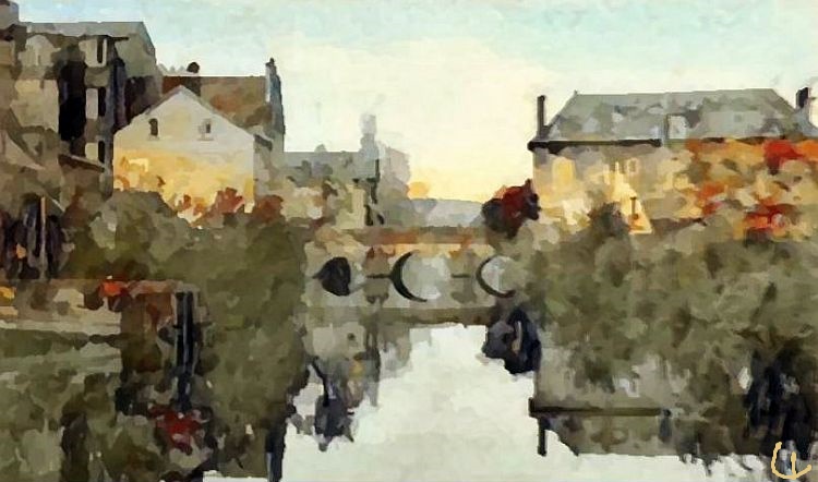 Pont qsur la Charentonne &agrave; Bernay par Laura Voolu