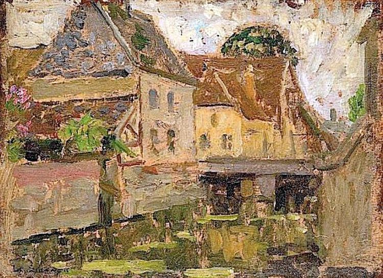 Canal &agrave;  Gisors par Henri Le Sidaner