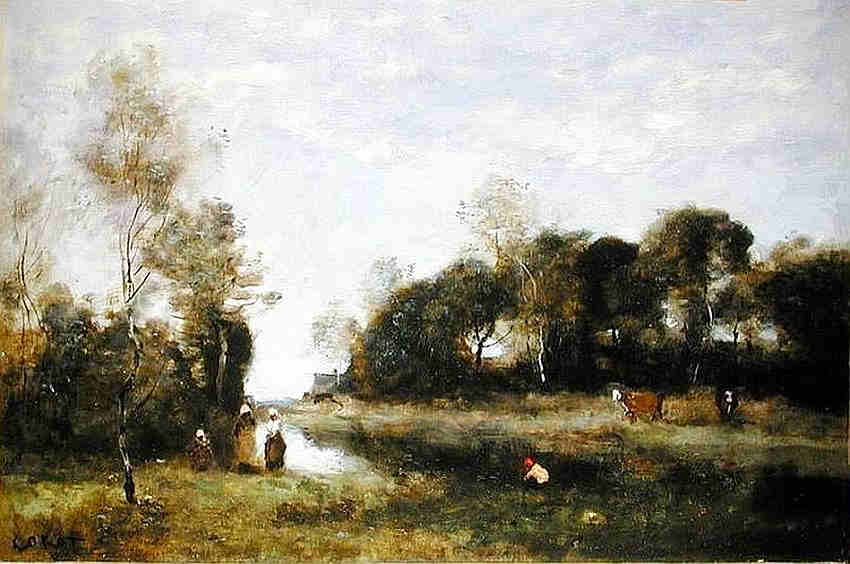 Incheville, souvenir de la Bresle par Jean-Baptiste Corot