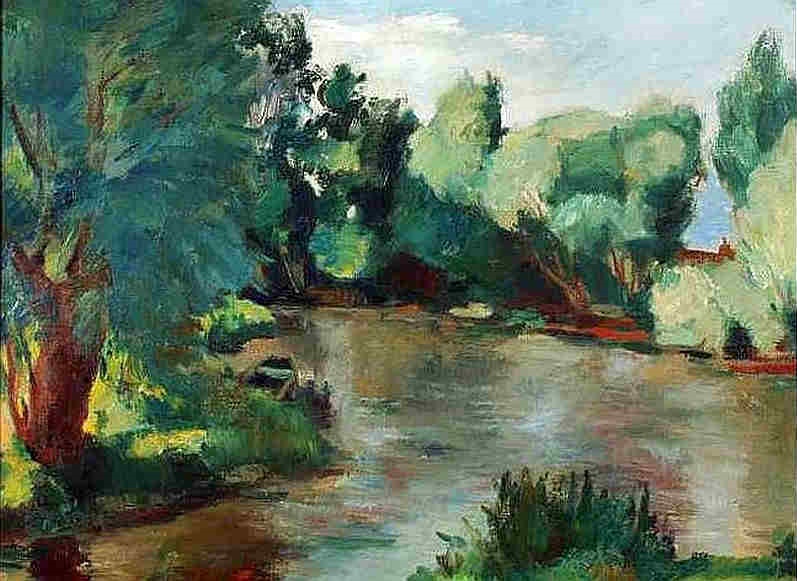 L'Eure &agrave; Jouy-sur-Eure par Charles Kvapil