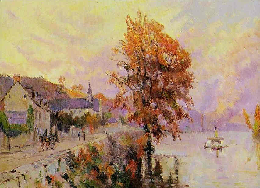 La Seine &agrave; La Bouille pae Robert Antoine Pinchon,