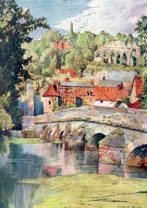 Pont &agrave; Beaumont-le-Roger by Gordon Cochrane