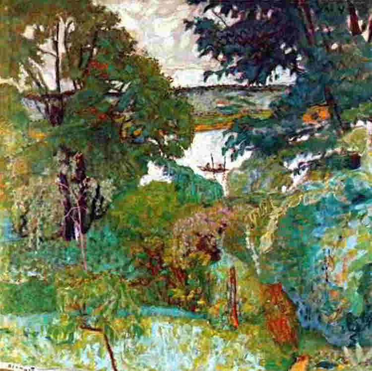La Seine &agrave; Vernon par Pierre Bonnard