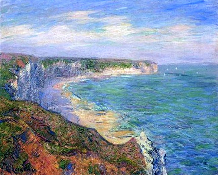 Falaises &agrave; F&eacute;camp par Gustave Loiseau