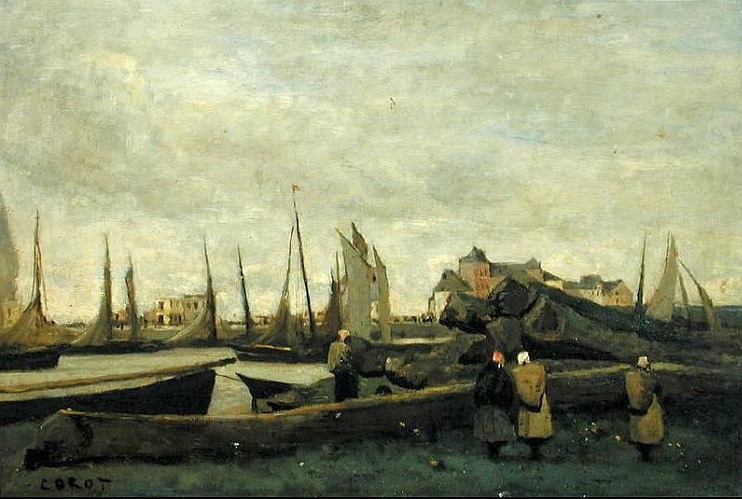 Le Tr&eacute;port par Camille Corot