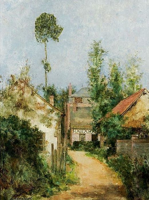 Ruelle &agrave; Veules-les-Roses par Alexei Harlamoff