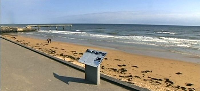 Colleville beach of D Day