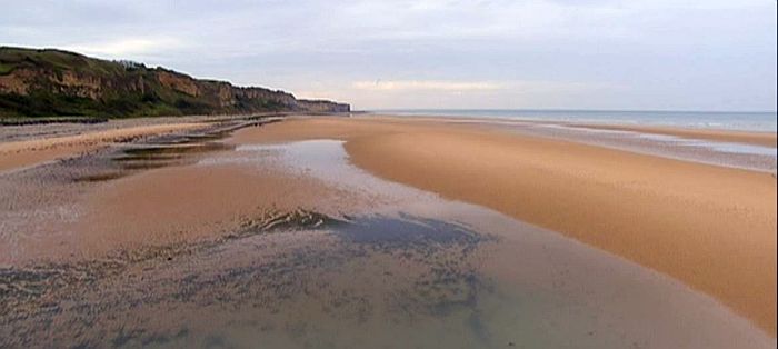 Colleville beach of D Day