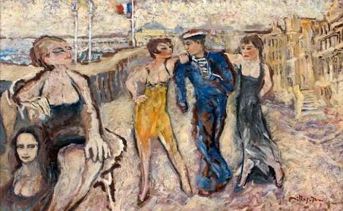 Plage normande, cot&eacute; Cabourd par Ramon Diley