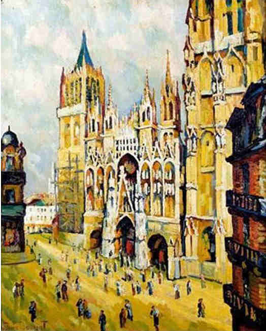 La cath&eacute;drale de Rouen par Pierre Dumont
