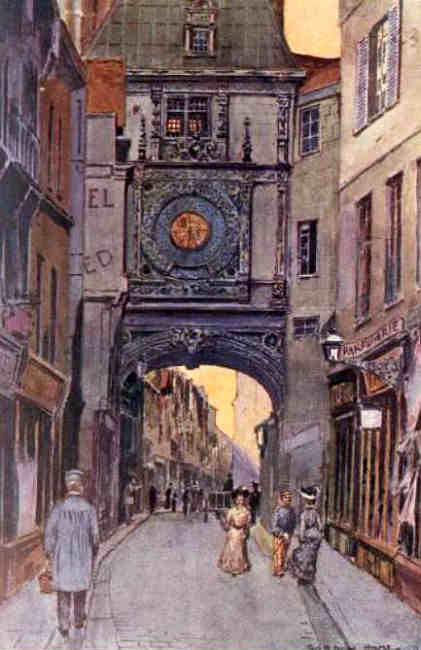 Rue du  Gros Horloge Rouen par Gordon Home