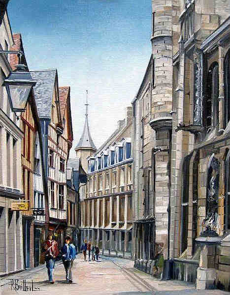 Rue St-Romain &agrave; Rouen par Roger Bailleul