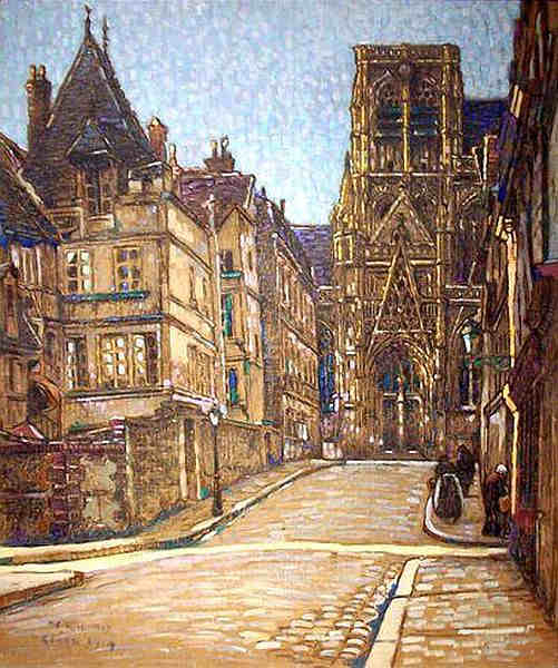 Rouen par Pierre Gaston Rigaud