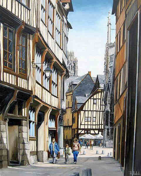 Rue Malpalu &agrave; Rouen par Roger Bailleul