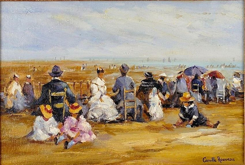 Une journ&eacute;e &agrave; Trouville par Camille Rousseau