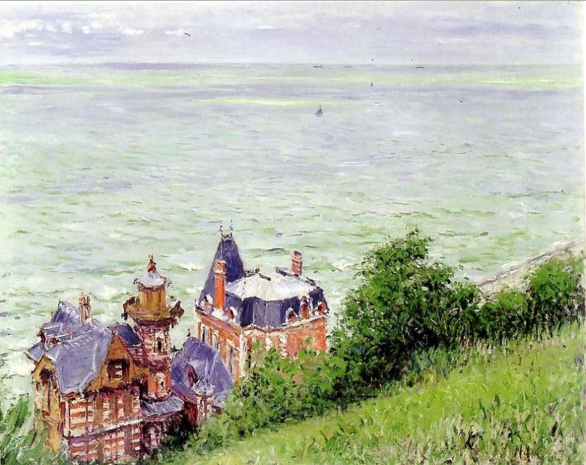 Villas &agrave; Trouville par Gustave Caillebotte