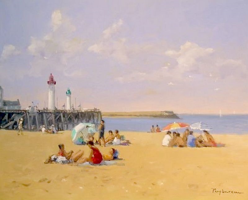Ma jet&eacute;e &agrave; Trouville par Annie Puybareau
