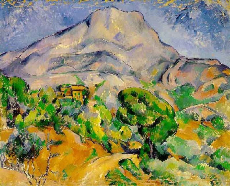 La Sainte-Victoire  par Paul C&eacute;zanne