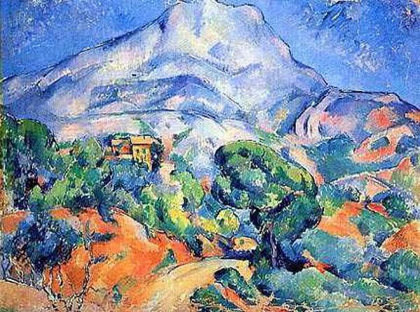 La Sainte-Victoire par Paul C&eacute;zanne