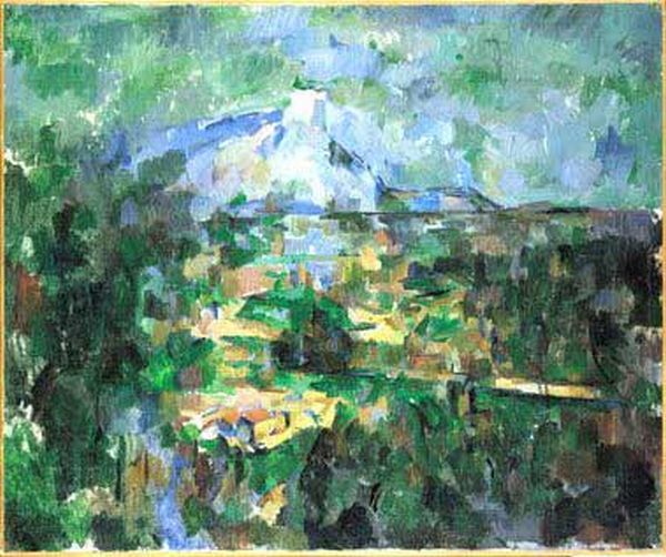 La Sainte-Victoire  par Paul C&eacute;zanne
